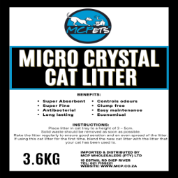 MCPets Cat Litter Silica Gel Micro Fine 3.6kg