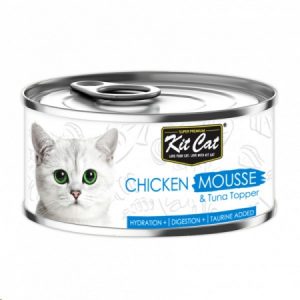 Kit Cat Chicken Mousse & Tuna Topper 80g