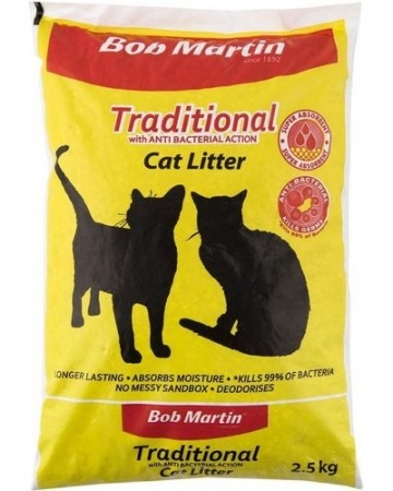 Bob Martin Traditional Cat litter with Antibacterial Action 2.5kg