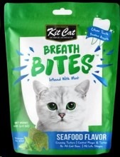 Kit Cat Treat Breath Bites Seafood Flavor 60g Single