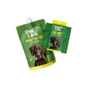 COMBO 2 - Dog Lick Peanut Butter With Collagen 500g  +  Dog Lick Mat