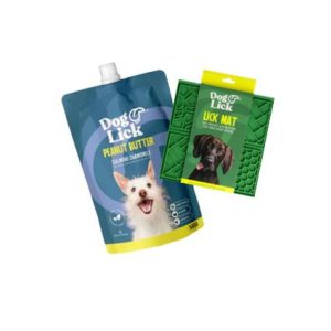 COMBO 1 - Dog Lick Calming Peanut Butter 500g  +  Dog Lick Mat