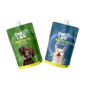 COMBO 4 - Dog Lick Calming Peanut Butter 500g  +  Dog Lick Peanut Butter With Collagen 500g