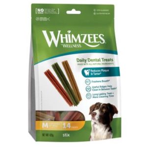 Whimzees Treat Stix Medium 14 piece Value Bag 420g