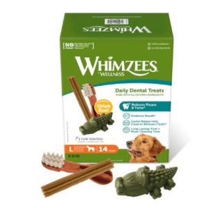 Whimzees Large Variety Value Box 14 Piece 840g