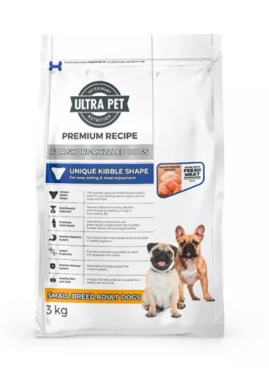 Ultra Dog Premium Recipe for Short-Muzzled Adult - Chicken and Rice