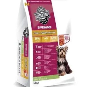 Ultra Dog Superwoof Small to Medium Adult - Beef and Rice