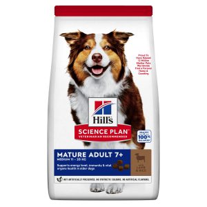 Hills Mature Adult Medium Dry Dog Food Lamb & Rice Flavor - 12kg
