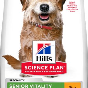 Hills Adult 7+ Senior Vitality Small & Mini Dry Dog Food Chicken Flavor
