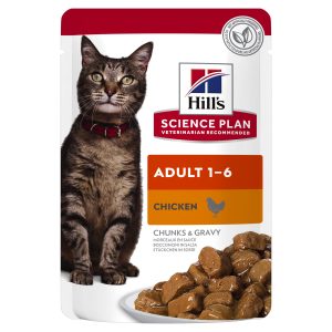 Hills Adult Wet Cat Food Chicken Flavor - 12 x 85g Box