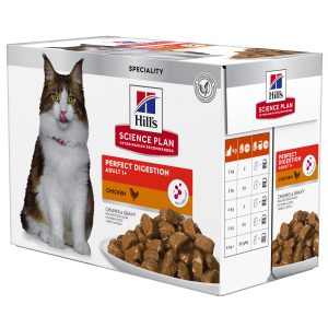 Hills Adult Perfect Digestion Wet Food Chicken Flavour - 12 x 85g Box