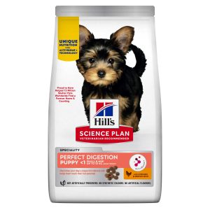 Hills Puppy Perfect Digestion Small & Mini Dry Food Chicken & Brown Rice Flavor