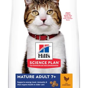 Hills Mature Adult Dry Cat Food Chicken Flavor