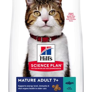 Hills Mature Adult Dry Cat Food Tuna Flavor - 1.5kg