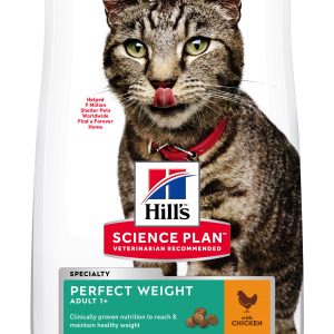 Hills Adult Perfect Weight Dry Cat Food Chicken Flavor