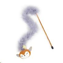 Rosewood Christmas Reindeer Tinsel Cat Teaser 67x11cm
